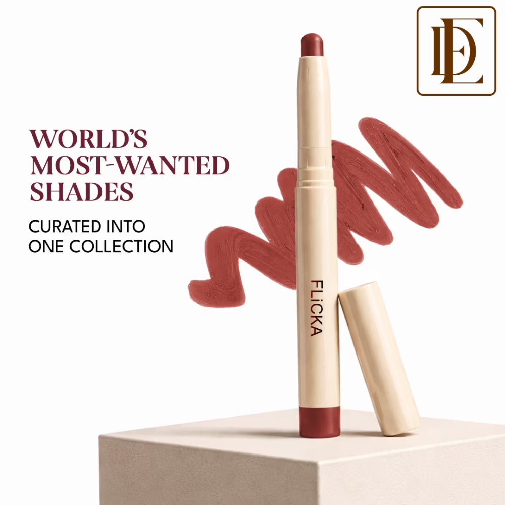 FLiCKA Standout Lipstick Smudgeproof Creamy Finish Pro
