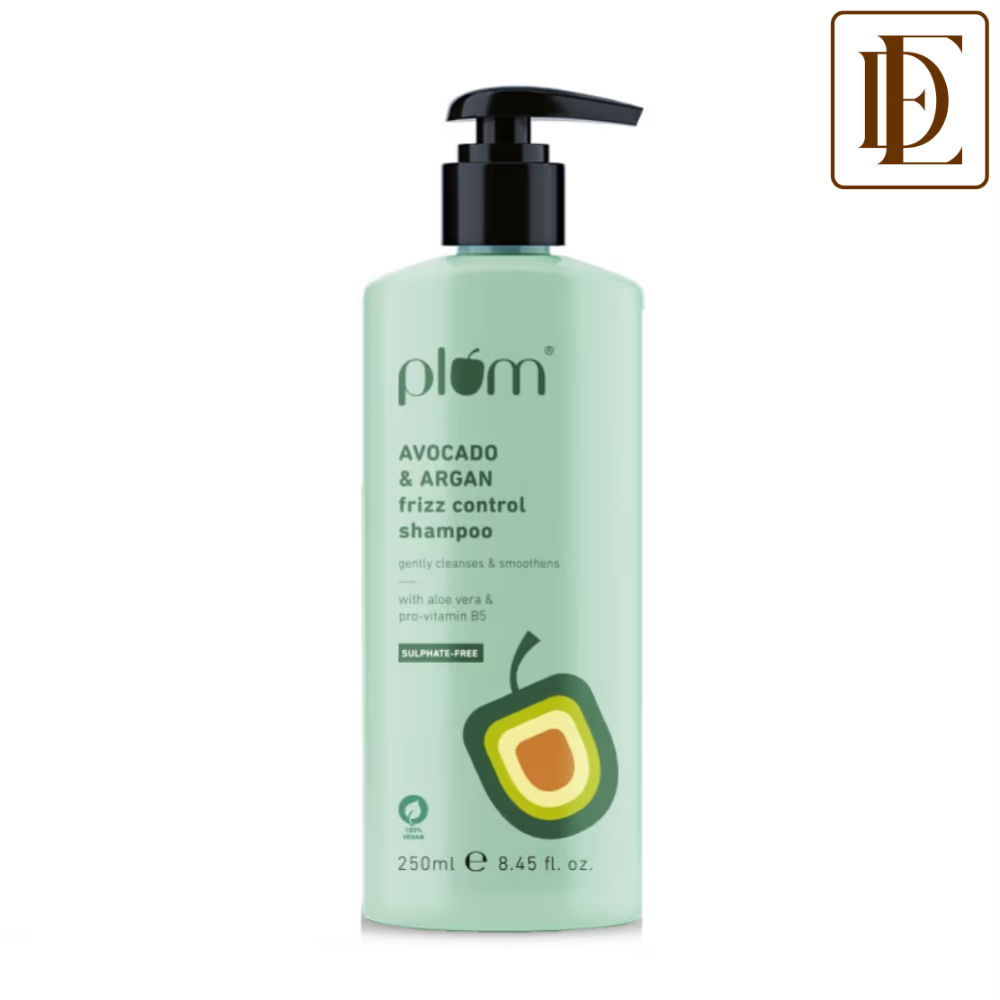 Plum Avocado & Argan Oil Sulphate-Free Shampoo For Frizzy Hair