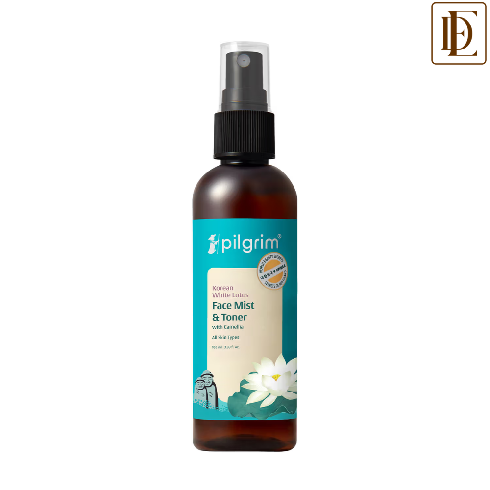 Pilgrim White Lotus Face Mist & Toner With Camellia & Witch Hazel - Refreshes & Tightens Pores