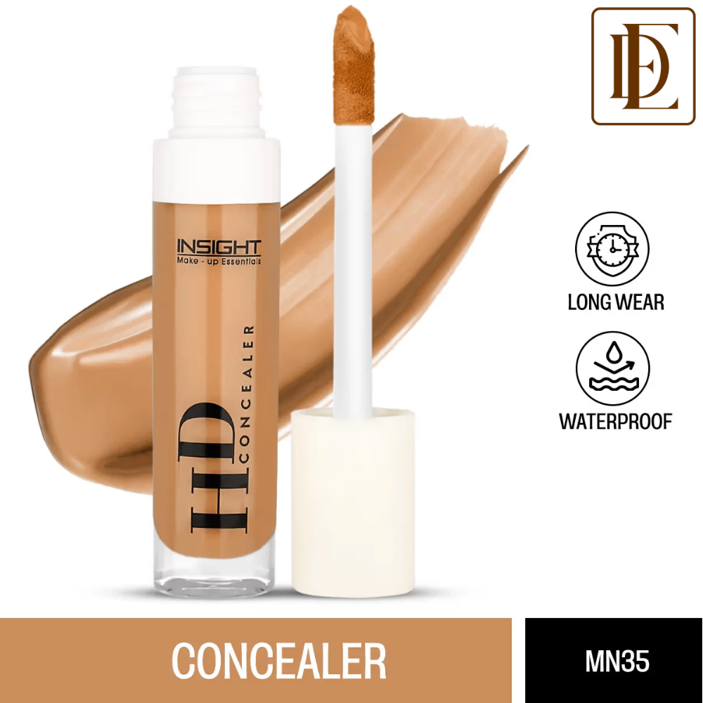 Insight Cosmetics Hd Concealer, Crease Resistant & High Coverage Long Wear Waterproof Formula