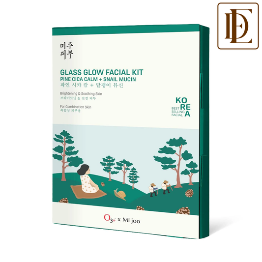 O3+ x Mi Joo Glass Glow Facial Kit (Pine Cica &amp; Snail Mucin)