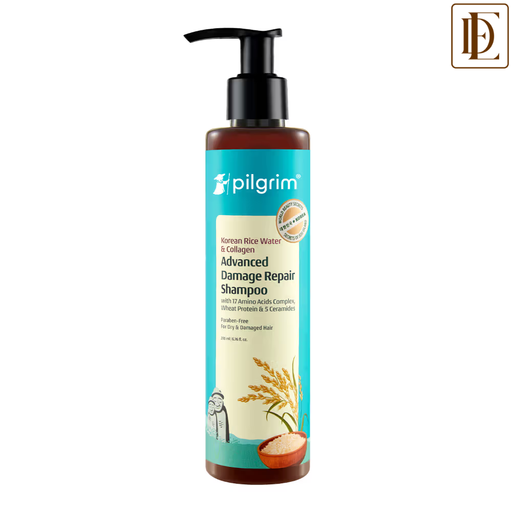 Pilgrim Korean Rice Water & Collagen Advanced Damage Repair Shampoo