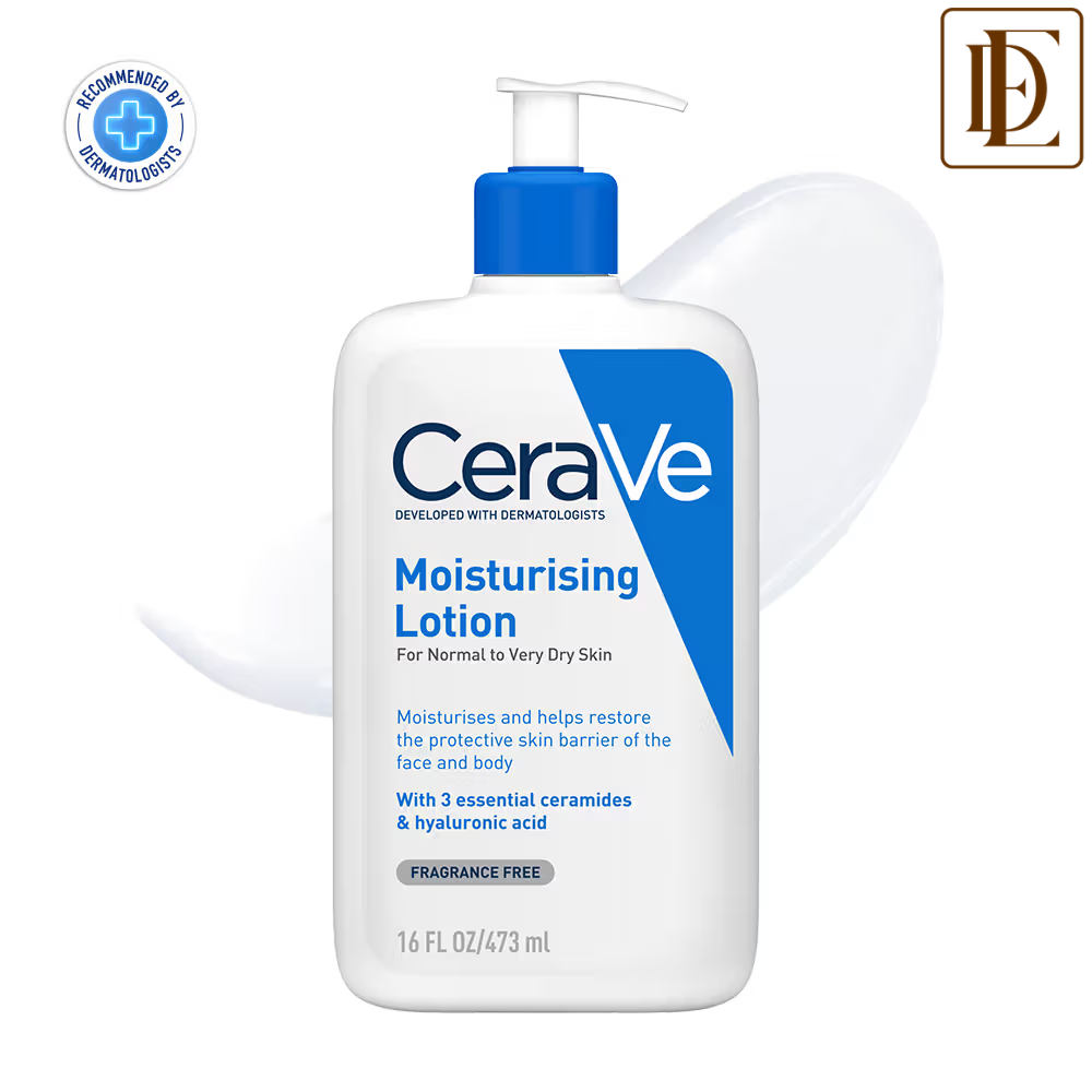 CeraVe Moisturizing Lotion for Normal to Dry Skin with Ceramides & Hyaluronic Acid