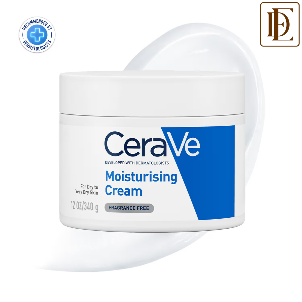 CeraVe Moisturizer For Dry Skin, Barrier Repair Cream with Ceramides, Dermatologist recommended