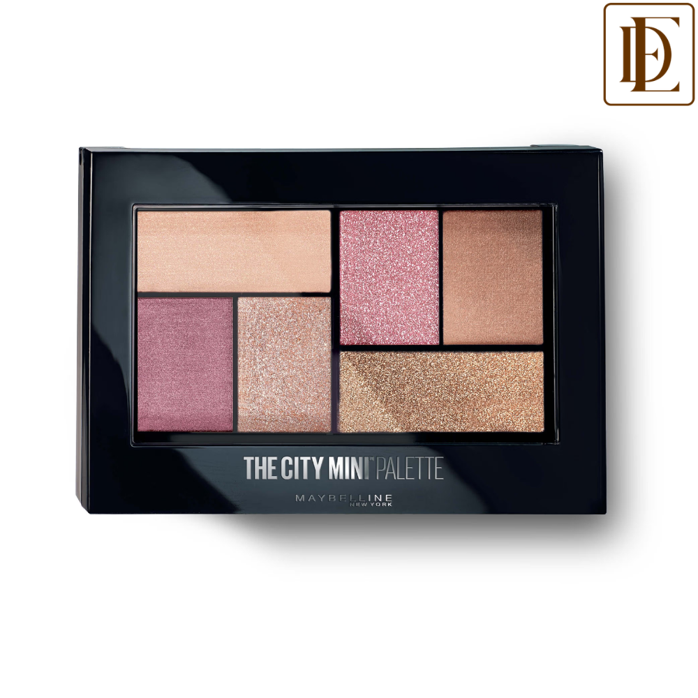 Maybelline New York New City Mini Eyeshadow Palette, Shimmery and Metallic Finish