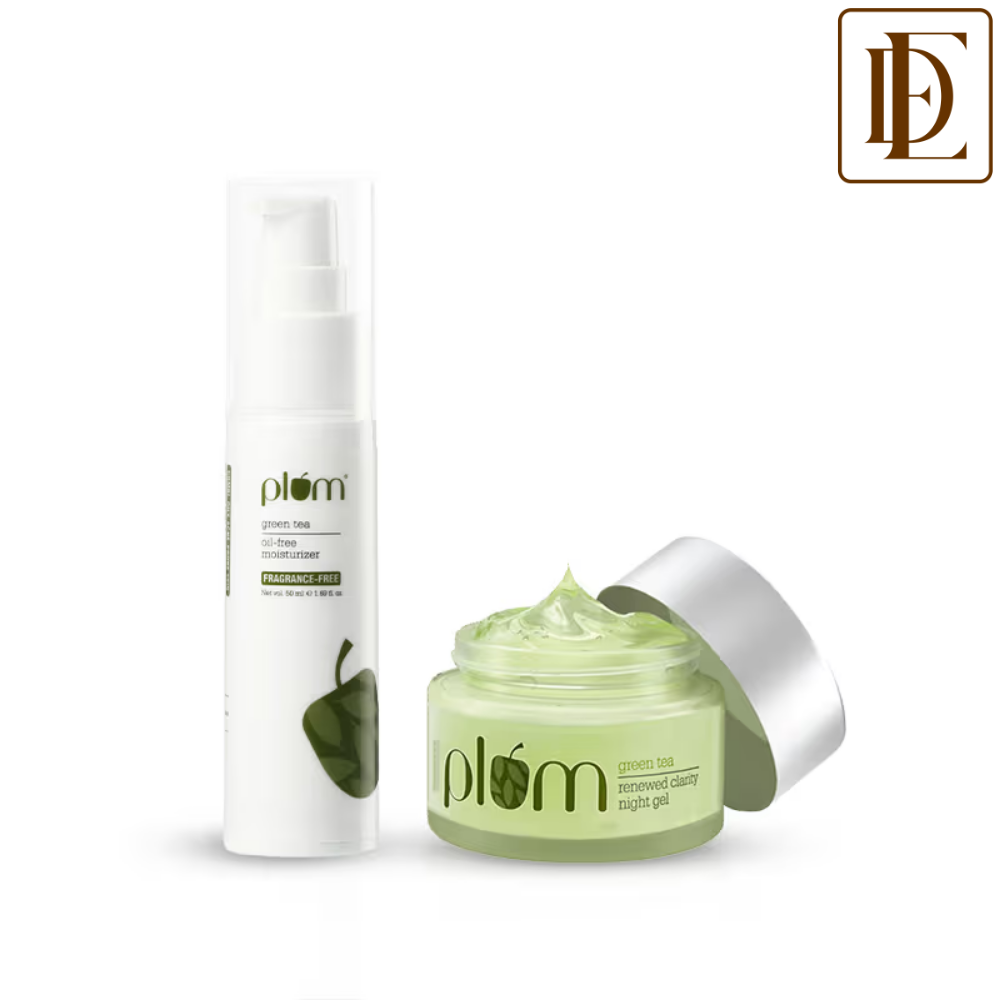 Plum Green Tea - Day & Night Oil-free Moisturizer Duo For All-day Hydration Paraben-free