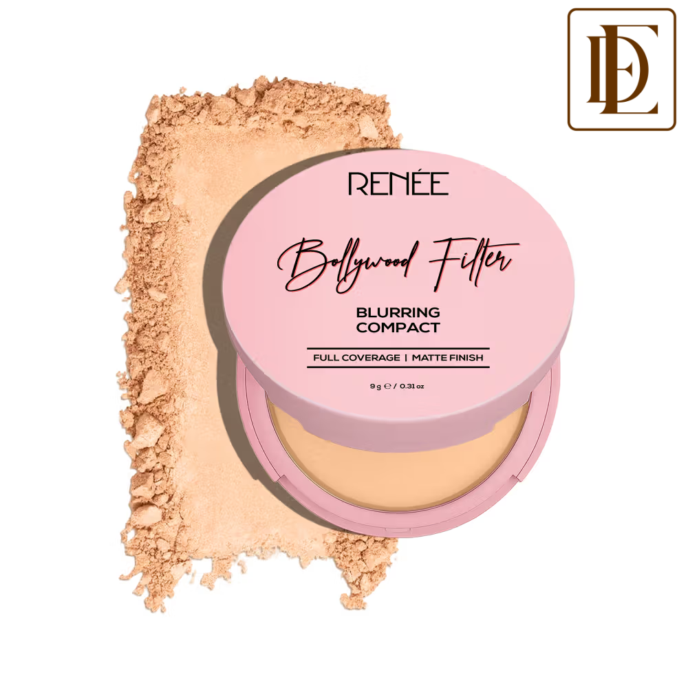 RENEE Bollywood Filter Blurring Matte Finish Compact with Full Coverage