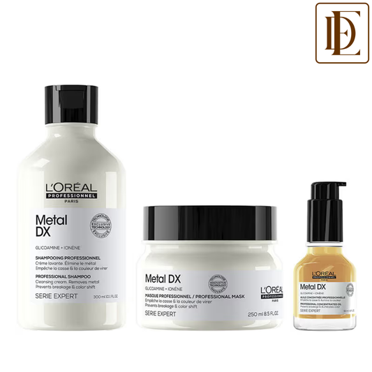 L'Oréal Professionnel Metal Dx ShampooPlus Metal Dx MaskPlus Metal Dx Oil