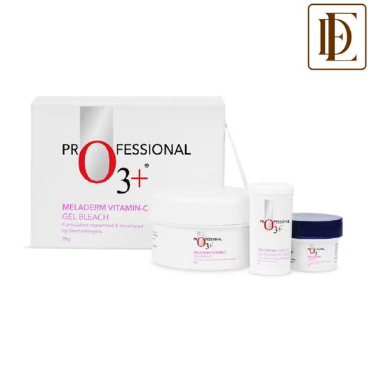 O3+ Meladerm Vitamin C Gel Bleach For Dullness Removal, Hydration & Glowing Skin, All Skin Types