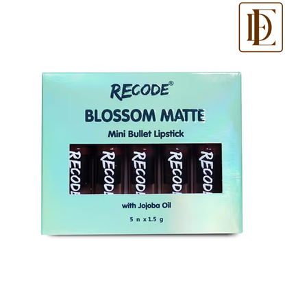 Recode Blossom Matte Mini Bullet Lipstick – Set Of 5