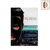 O3+ Alpha Men Energy White Charcoal Face Sheet Mask