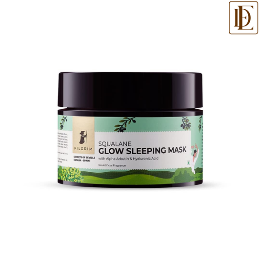 Pilgrim Squalane Glow Sleeping Mask with Alpha Arbutin & Hyaluronic Acid
