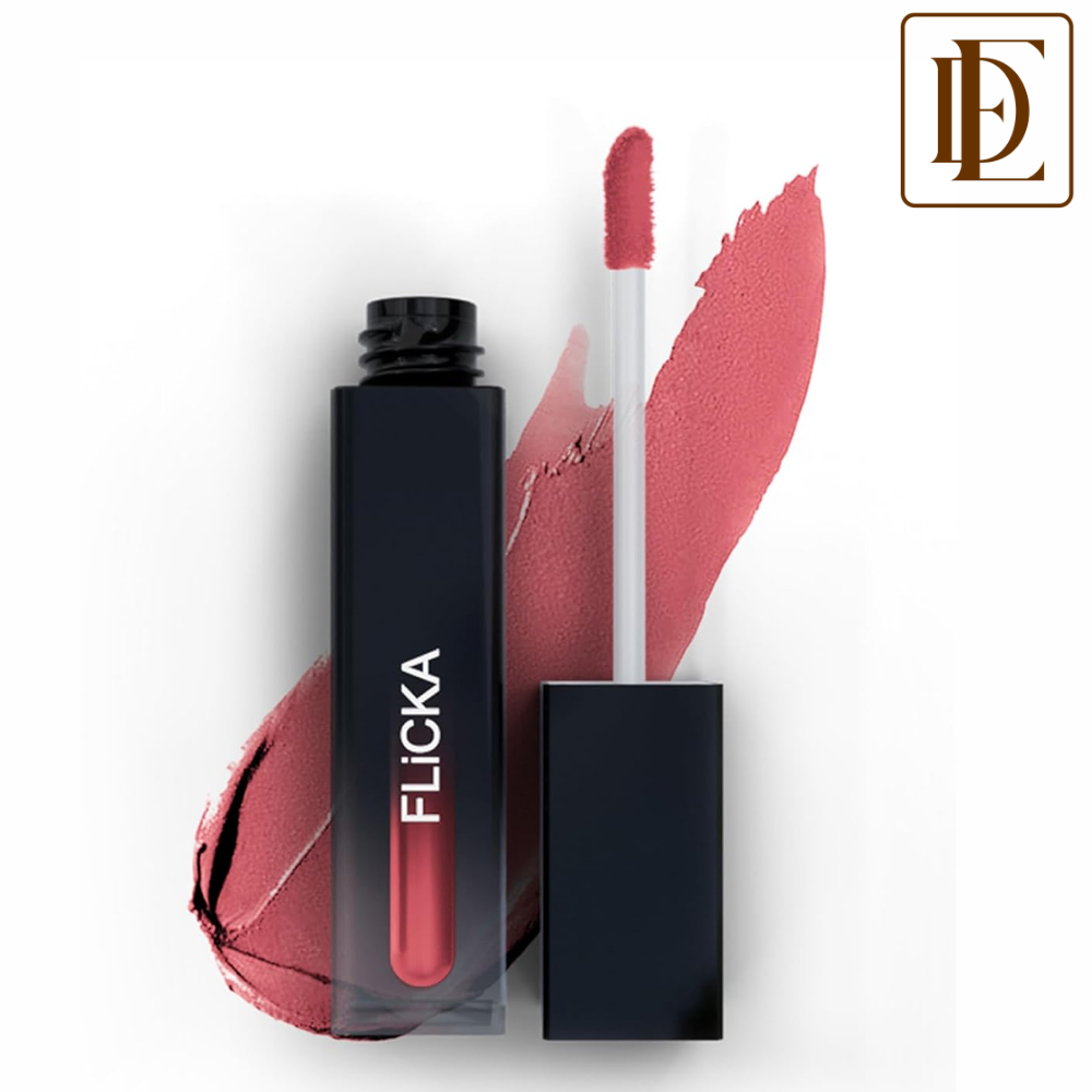 FLiCKA Set & Attack Liquid Lipstick Waterproof Easy Apply Intense Pigment