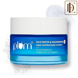 Plum 2% Niacinamide & Rice Water Moisturiser - Lightweight Gel Cream For Oil-Free Hydration