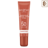 Dot & Key Ceramide & Peptide Barrier Repair Lip Balm SPF 50 PA+++, Warm Nude
