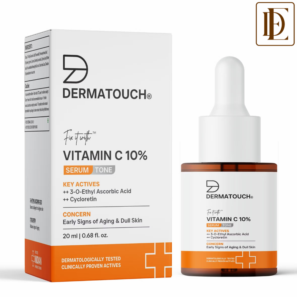 Dermatouch Vitamin C 10% Serum With Cycloretin Brightening, Firming & Anti-Aging Face Serum