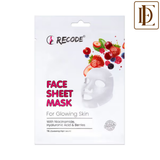 Recode Face Sheet Mask For Glowing & Brightened Skin
