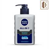 NIVEA MEN All-IN-1 Oil Control Face Wash with 10x Multi Effect With Clooing MENthol