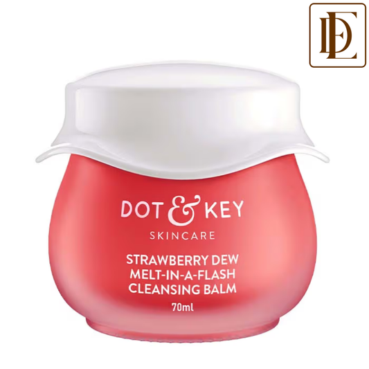 Dot & Key Strawberry Dew Melt-in-a-Flash Cleansing Balm, With Fruit Enzymes & Vitamins