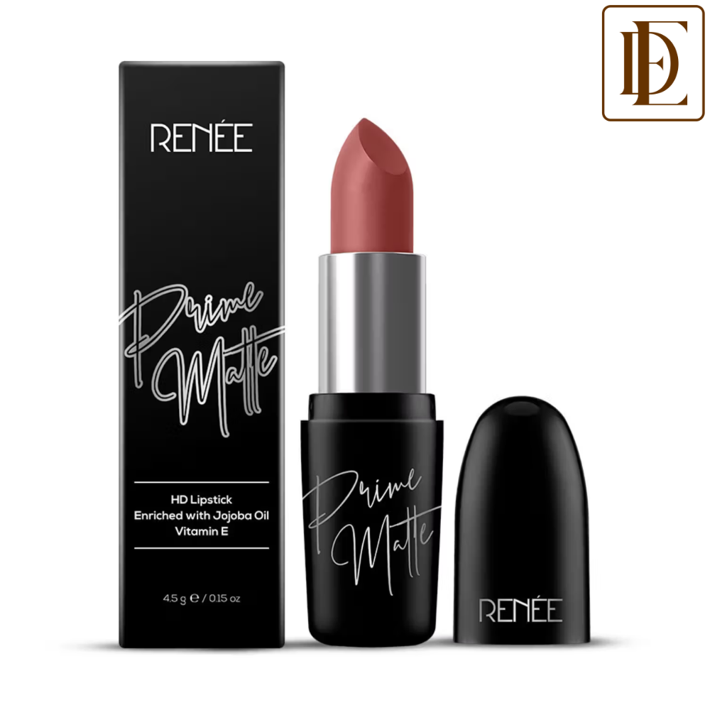 Renee Prime Matte Lipstick Long-Lasting, Creamy Matte, Non-Drying, Vitamin E