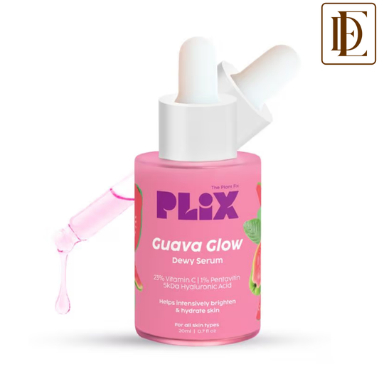 Plix 23% Vitamin C Guava Face Serum With Hyaluronic Acid & Pentavitin For Glowing Complexion