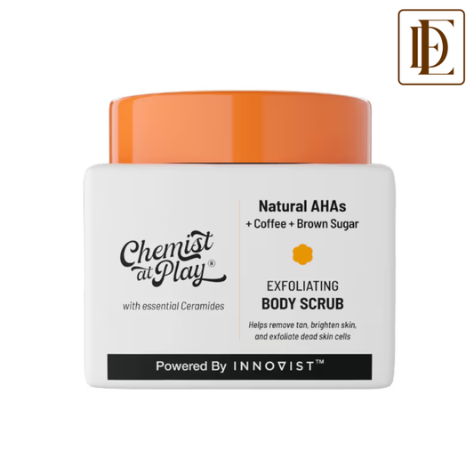 Chemist at Play Exfoliating Natural AHAs Body Scrub For Removing Tan & Dead Skin Cells-Coffee Body Scrubs