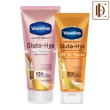 Vaseline Gluta Hya Antioxidant SPF 50 PA+++ Sunscreen + Gluta-Hya Dewy Radiance Lotion Bright Combo