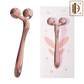 Caresmith Bloom All Metal Face Roller Cooling Zinc Alloy Sculting Rollers with Solid Metal Handle