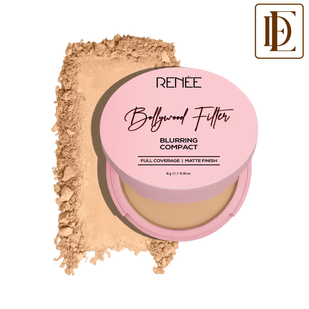 RENEE Bollywood Filter Blurring Matte Finish Compact with Full Coverage