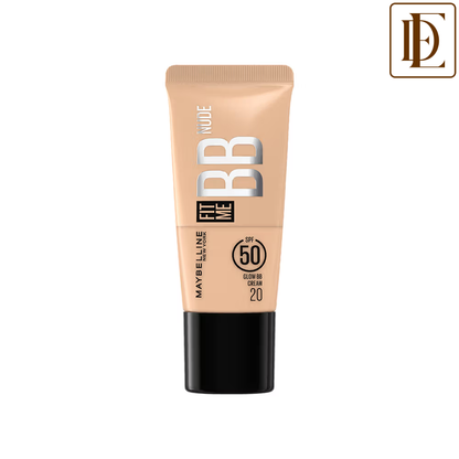 Maybelline New York Fit Me Glow BB Skin Tint, SPF 50, Niacinamide, Normal to Dry Skin