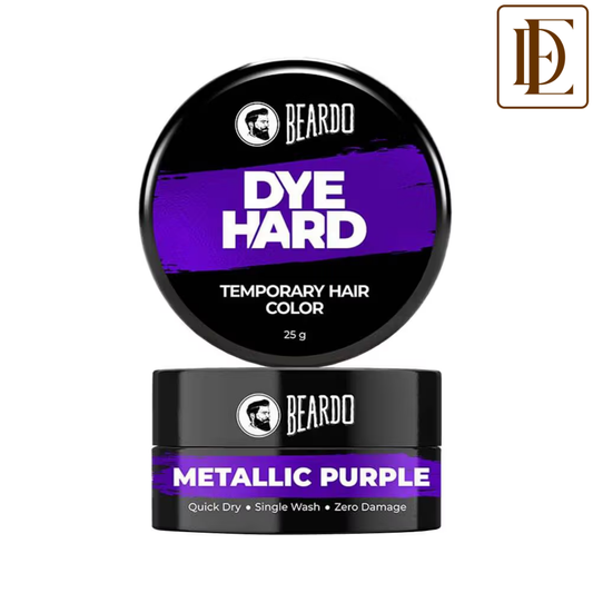 Beardo Dye Hard Temporary Hair Color - Metallic Purple