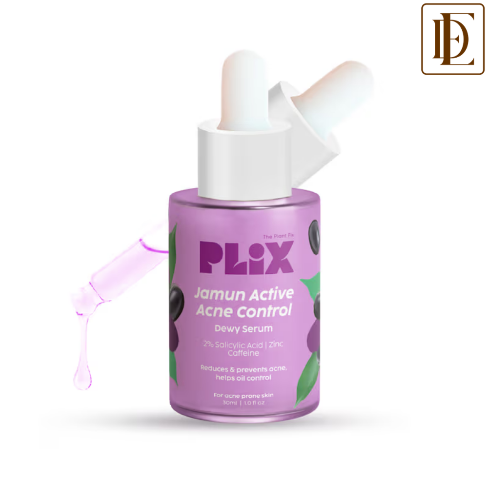 PLIX 2% Salicylic Acid Jamun Active Acne Control Dewy Serum for Active Acne & Dark Spot Reduction