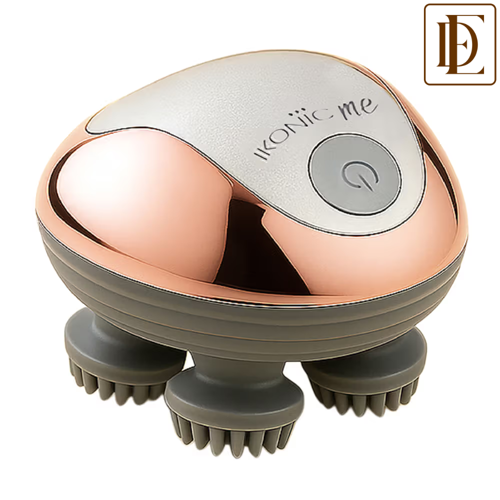 Ikonic Me Zen Electric Scalp Massager - Pearl White Chrome