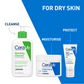 CeraVe Facewash & Moisturizer Combo with Ceramides - Daily Skincare Routine for Normal To Dry Skin