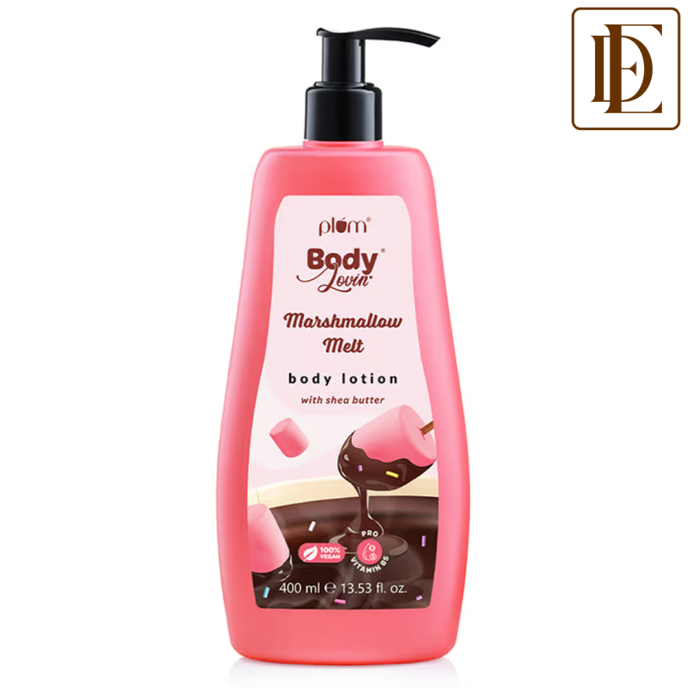 Plum BodyLovin Marshmallow Melt Body Lotion With Shea Butter for Dry, Normal & All Skin type