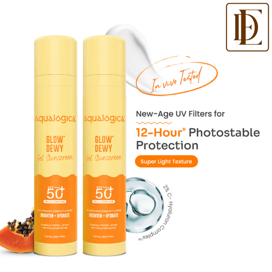 Aqualogica Glow + Dewy Sunscreen SPF 50 PA+++ (Pack of 2)