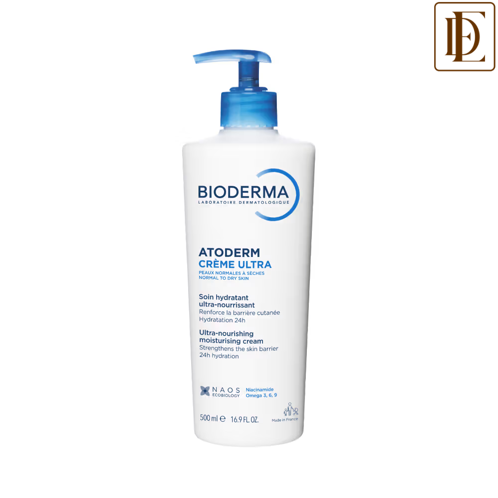 Bioderma Atoderm Creme Ultra-Nourising Moisturising Cream Boosts Hyaluronic Acid, Ceramides