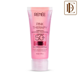 RENEE Pink Therapy PDRN 2-In-1 Sunscreen + Moisturizer SPF 50 PA+++ With Niacinamide, In-Vivo Tested