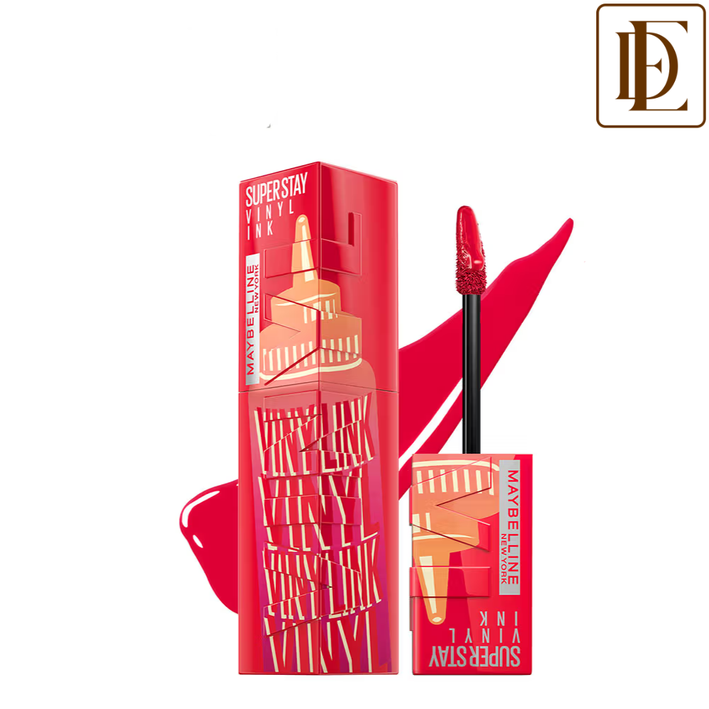 Maybelline New York Super Stay Vinyl Ink Liquid Lipstick, Instant Shine Lasts Up To 16H