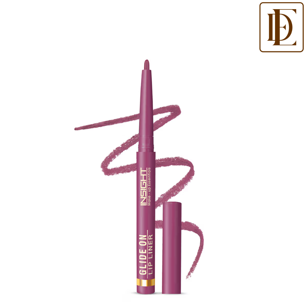 Insight Cosmetics Glide On Lip Liner, Intense Pigment, Long Wear Matte Lip Formula