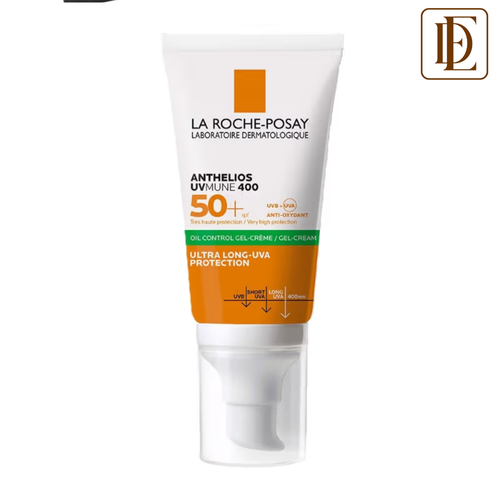 La Roche-Posay Anthelios UVMUNE400 Oil Control SPF50+, Mattifying Sunscreen for Oily Skin.