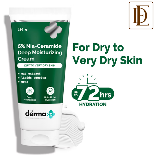 The Derma Co 5% Nia-Ceramide Deep Moisturizing Cream for Dry and Very Dry Skin