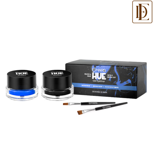 MARS 2-In-1 Hue Gel Eyeliner With 2 Brush Set