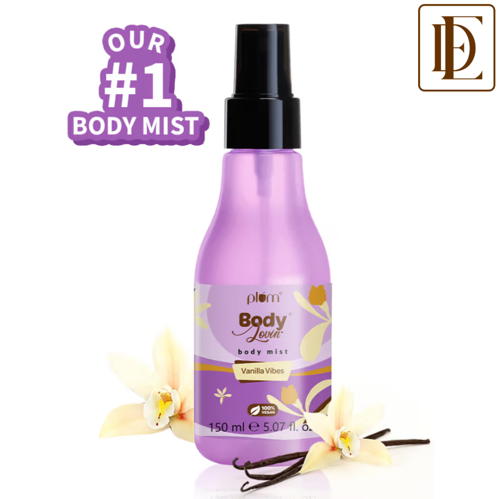 Plum Body Lovin Vanilla Vibes Body Mist For A Long Lasting Vanilla Fragrance