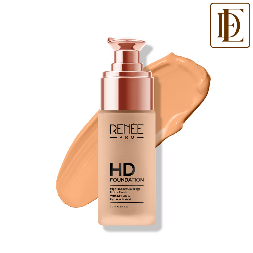 RENEE PRO HD Matte Foundation Weightless & Long Lasting, Highly Blendable with SPF15