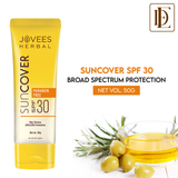 Jovees Herbal Sandalwood Natural Sun Cover SPF 30 UVA/UVB Protection For All Skin Types