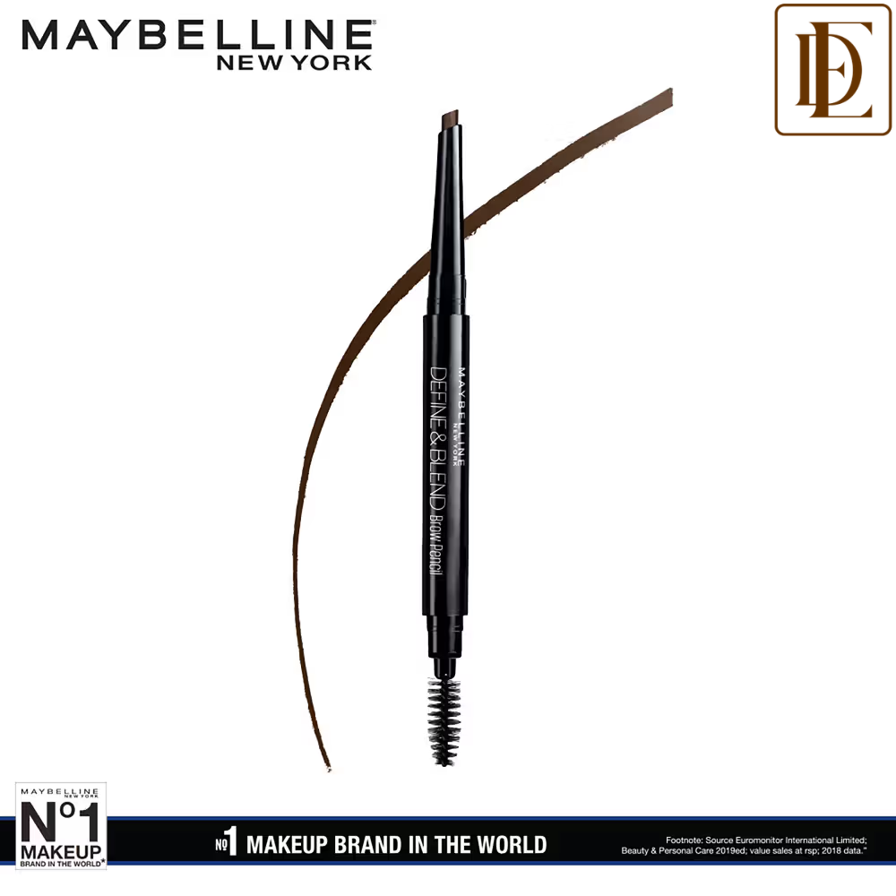 Maybelline New York Define & Blend Brow Pencil For Perfect Brows, Eyebrow Pencil