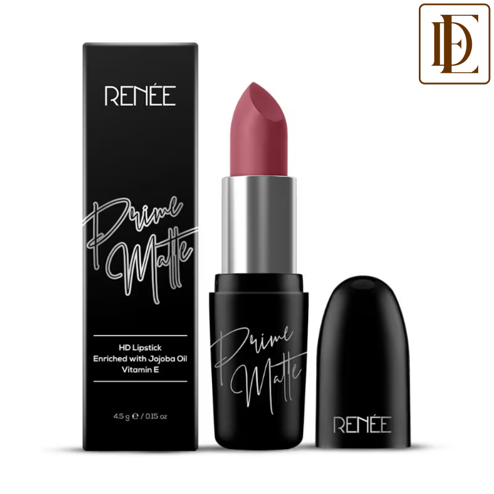 Renee Prime Matte Lipstick Long-Lasting, Creamy Matte, Non-Drying, Vitamin E