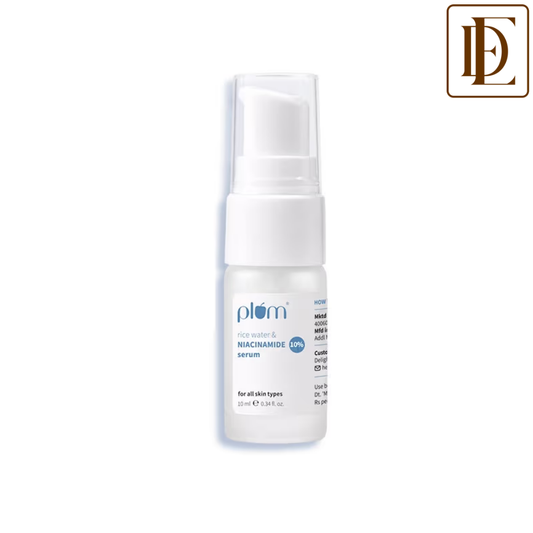 Plum 10% Niacinamide Brightening Face Serum with Rice Water & Ferment - Fades Blemishes & Acne Marks