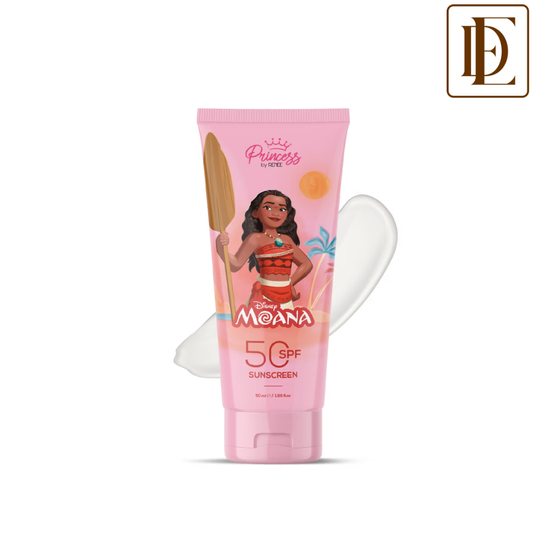 Princess by RENEE Disney Moana Sunscreen with SPF 50, Protects & Nourishes, Zero White Cast